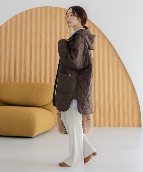 Elura(エルーラ)の「毛玉しらずニットパンツ/571792(その他パンツ・レディース・ダークブラウン/キャメル/ネイビー/ブラック/グレイッシュベージュ・MEDIUM/LARGE)」の15枚目の写真