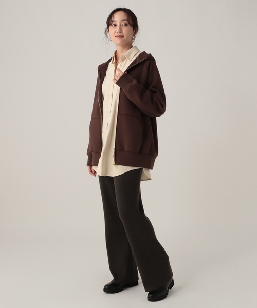 Elura(エルーラ)の「毛玉しらずニットパンツ/571792(その他パンツ・レディース・ダークブラウン/キャメル/ネイビー/ブラック/グレイッシュベージュ・MEDIUM/LARGE)」の10枚目の写真