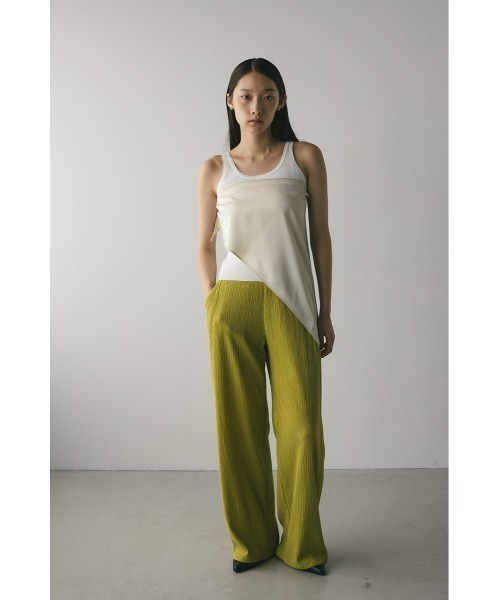 STYLEMIXER(スタイルミキサー)の「リンクルリラックスワイドパンツ(その他パンツ・レディース・グリーン/ブラック・SMALL/MEDIUM)」の17枚目の写真