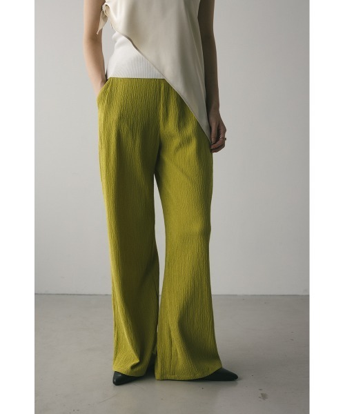 STYLEMIXER(スタイルミキサー)の「リンクルリラックスワイドパンツ(その他パンツ・レディース・グリーン/ブラック・SMALL/MEDIUM)」の18枚目の写真