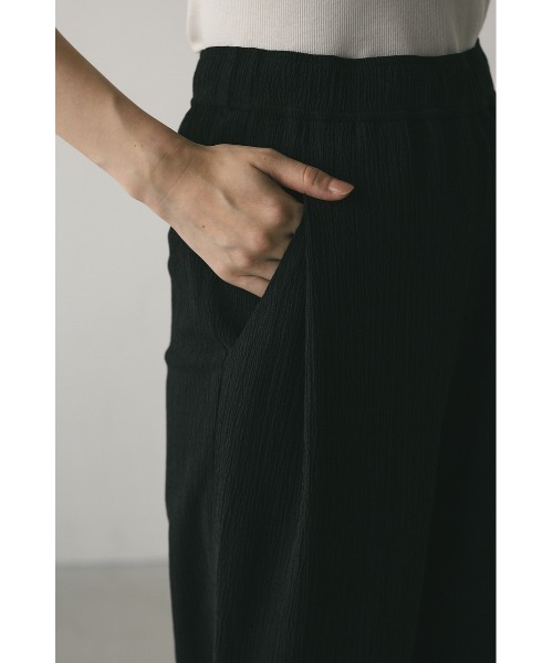 STYLEMIXER(スタイルミキサー)の「リンクルリラックスワイドパンツ(その他パンツ・レディース・グリーン/ブラック・SMALL/MEDIUM)」の12枚目の写真