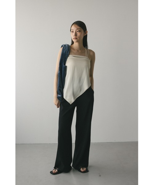STYLEMIXER(スタイルミキサー)の「リンクルリラックスワイドパンツ(その他パンツ・レディース・グリーン/ブラック・SMALL/MEDIUM)」の22枚目の写真