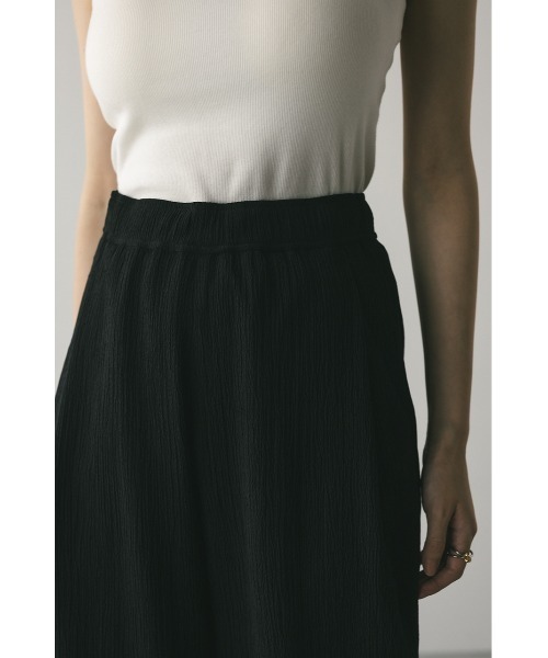 STYLEMIXER(スタイルミキサー)の「リンクルリラックスワイドパンツ(その他パンツ・レディース・グリーン/ブラック・SMALL/MEDIUM)」の11枚目の写真