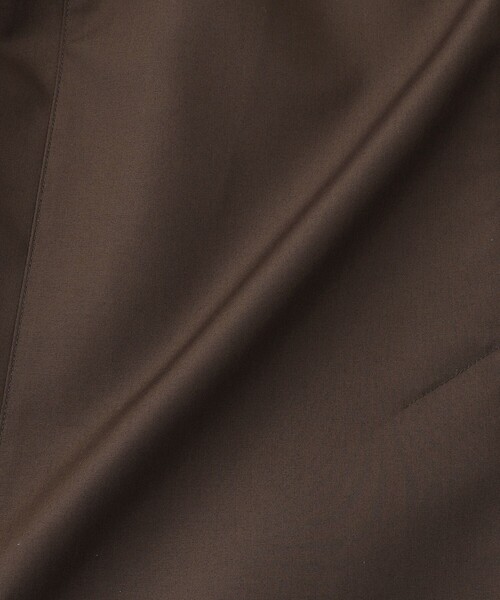 MACKINTOSH PHILOSOPHY（ﾏｯｷﾝﾄｯｼｭ ﾌｨﾛｿﾌｨｰ）の「3層ブロードボンディング WELLINGTON HOOD short「ウェリントンフードショート」（ステンカラーコート・メンズ・ダークブラウン/ダークネイビー/ブルー系その他7・40/38）」の18枚目の写真