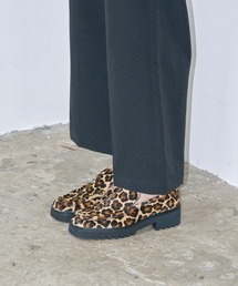 PASCUCCI | 【PASCUCCI】レオパード柄タンクソールスリッポン(D51623)(ローファー)