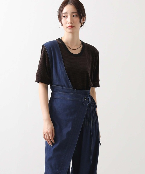 Gready Brilliant（グレディブリリアン）の「ワンショルアシメデニム（デニムパンツ・レディース・インディゴブルー・FREE）」の7枚目の写真