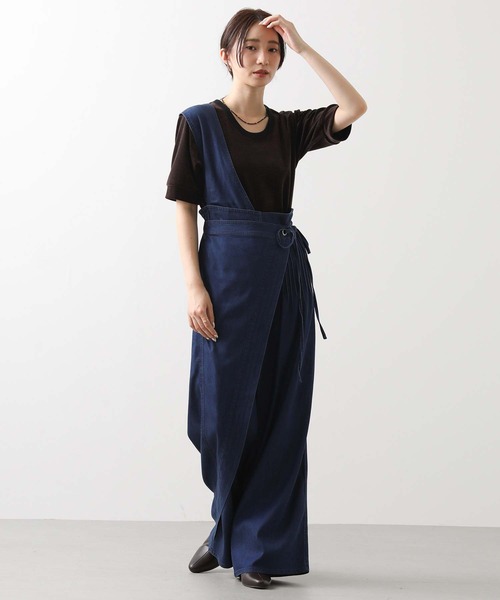 Gready Brilliant（グレディブリリアン）の「ワンショルアシメデニム（デニムパンツ・レディース・インディゴブルー・FREE）」の2枚目の写真