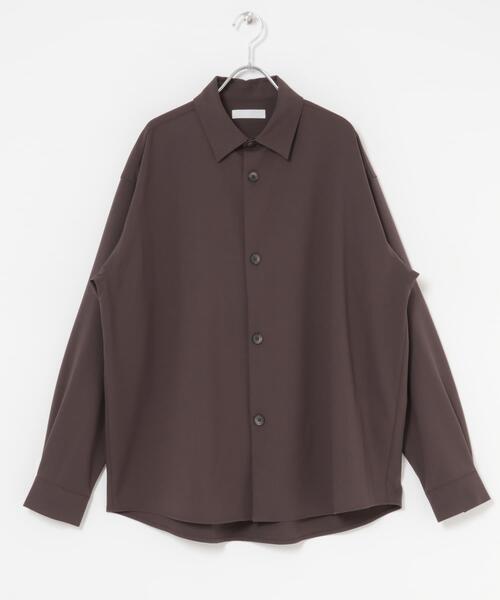 SENSE OF PLACE by URBAN RESEARCH(センスオブプレイスバイアーバンリサーチ)の「カラールーズシャツ(シャツ/ブラウス・メンズ・ライトベージュ/ブルー系その他/ホワイト系その他/ブラウン/チャコールグレー・MEDIUM/LARGE)」の19枚目の写真