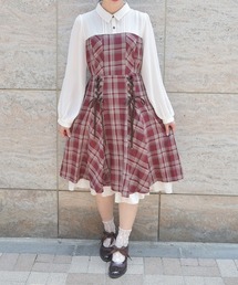 アクシーズ axes femme クロミ チェック柄 ワンピース アクシーズ axes femme クロミ チェック柄 ワンピース - メルカリ