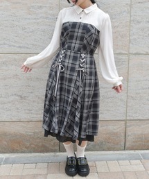 アクシーズ axes femme クロミ チェック柄 ワンピース アクシーズ axes femme クロミ チェック柄 ワンピース - メルカリ