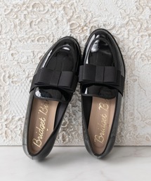 Bridget Birkin（ブリジットバーキン）の「【Bridget Birkin】グログランリボンレインローファー(554030)（ローファー）」