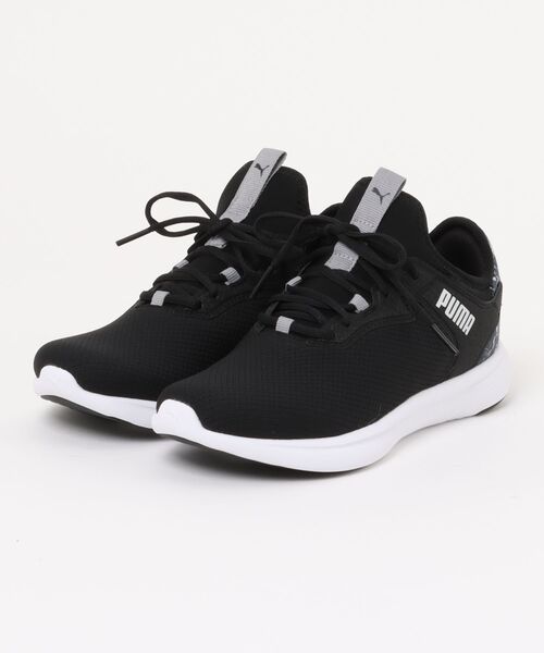 PUMA(プーマ)の「《PUMA》SOFTRIDE バイタル 2 フェム G(スニーカー・レディース・アイボリー/ブラック・24.5cm/23.0cm/23.5cm/24.0cm/25.0cm/22.5cm)」の1枚目の写真