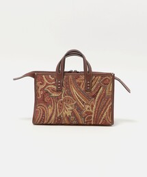 UNITED ARROWS ダブル ハンドル ABACA トートバッグ　ブラウン UNITED ARROWS ダブル ハンドル ABACA トートバッグ ブラウン