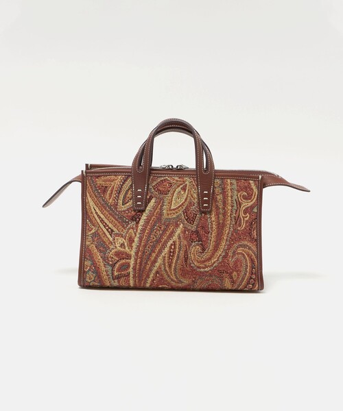 UNITED ARROWS（ユナイテッドアローズ）の「＜A VACATION＞SABRINA トートバッグ（トートバッグ・レディース・ブラック/オレンジ・FREE）」の5枚目の写真