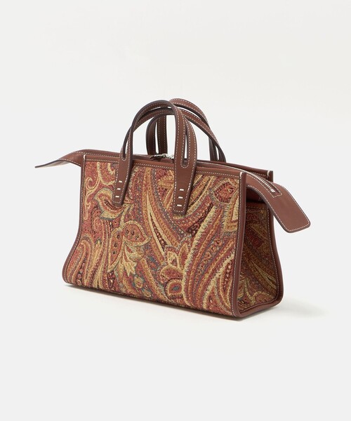 UNITED ARROWS（ユナイテッドアローズ）の「＜A VACATION＞SABRINA トートバッグ（トートバッグ・レディース・ブラック/オレンジ・FREE）」の6枚目の写真