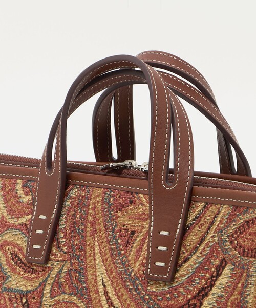 UNITED ARROWS（ユナイテッドアローズ）の「＜A VACATION＞SABRINA トートバッグ（トートバッグ・レディース・ブラック/オレンジ・FREE）」の7枚目の写真