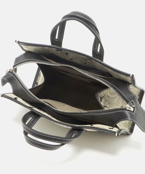 UNITED ARROWS（ユナイテッドアローズ）の「＜A VACATION＞SABRINA トートバッグ（トートバッグ・レディース・ブラック/オレンジ・FREE）」の15枚目の写真