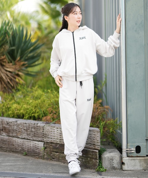 X-girl SPORTS/エックスガールスポーツ スウェットパンツ セットアップ