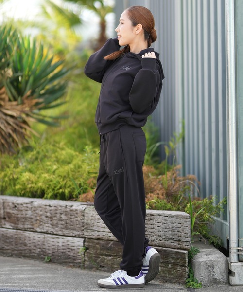 X-girl(エックスガール)の「X-girl SPORTS/エックスガールスポーツ スウェットパンツ セットアップ対応 155253031010(その他パンツ・レディース・オフホワイト/ブラック/ブラウン・L/M)」の21枚目の写真