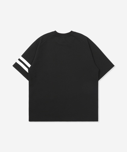 Hurley （ハーレー）の「【Hurley/ハーレー】ヘビーウェイトサーマルTシャツ　吸水速乾　オーバーサイズシルエット　THERMAL BP SS（Tシャツ/カットソー・メンズ・ブラック/オフホワイト/カーキブラウン/ブラック×イエロー/ブラック×ブルー/ブラック×ピンク・LARGE/MEDIUM/SMALL/X-LARGE）」の10枚目の写真