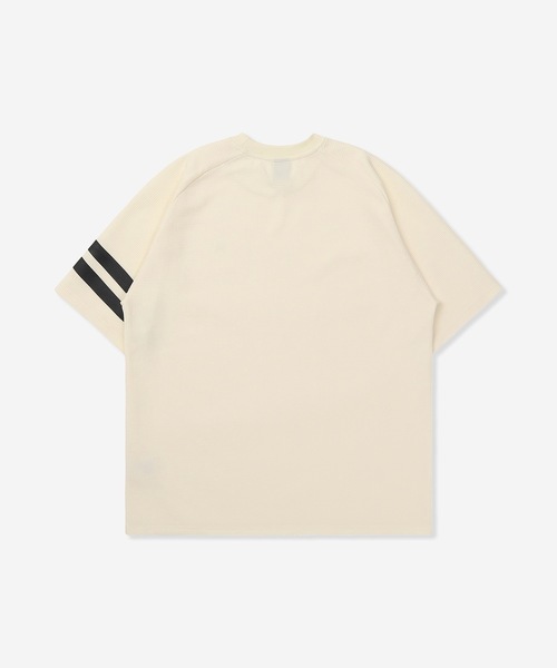 Hurley （ハーレー）の「【Hurley/ハーレー】ヘビーウェイトサーマルTシャツ　吸水速乾　オーバーサイズシルエット　THERMAL BP SS（Tシャツ/カットソー・メンズ・ブラック/オフホワイト/カーキブラウン/ブラック×イエロー/ブラック×ブルー/ブラック×ピンク・LARGE/MEDIUM/SMALL/X-LARGE）」の7枚目の写真