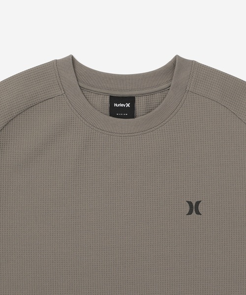 Hurley （ハーレー）の「【Hurley/ハーレー】ヘビーウェイトサーマルTシャツ　吸水速乾　オーバーサイズシルエット　THERMAL BP SS（Tシャツ/カットソー・メンズ・ブラック/オフホワイト/カーキブラウン/ブラック×イエロー/ブラック×ブルー/ブラック×ピンク・LARGE/MEDIUM/SMALL/X-LARGE）」の14枚目の写真