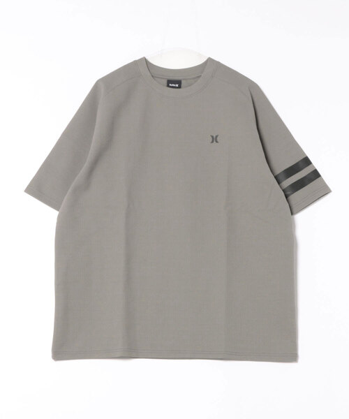 Hurley （ハーレー）の「【Hurley/ハーレー】ヘビーウェイトサーマルTシャツ　吸水速乾　オーバーサイズシルエット　THERMAL BP SS（Tシャツ/カットソー・メンズ・ブラック/オフホワイト/カーキブラウン/ブラック×イエロー/ブラック×ブルー/ブラック×ピンク・LARGE/MEDIUM/SMALL/X-LARGE）」の18枚目の写真