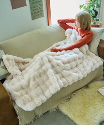 Fashion Letter（ファッションレター）の「クラウドボアもこもこマルチビッグブランケット 100cm×140cm（ブランケット・キッズ）」