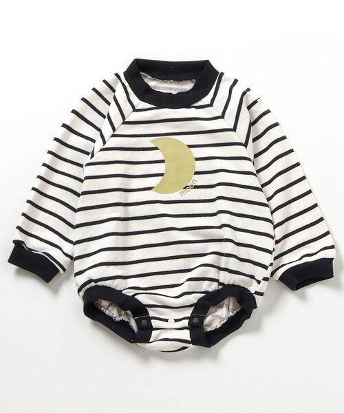 apres les cours（アプレレクール）の「【WEB限定】ラグランスリーブボディースーツ（ロンパース・キッズ・アイボリー/レッド/その他2/ネイビー・70/80）」の16枚目の写真