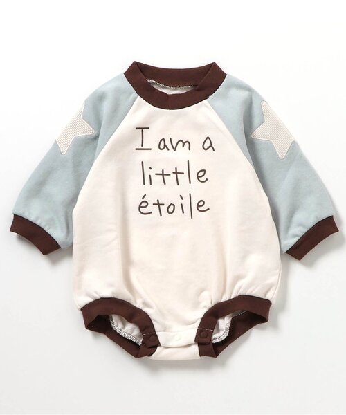 apres les cours（アプレレクール）の「【WEB限定】ラグランスリーブボディースーツ（ロンパース・キッズ・アイボリー/レッド/その他2/ネイビー・70/80）」の7枚目の写真