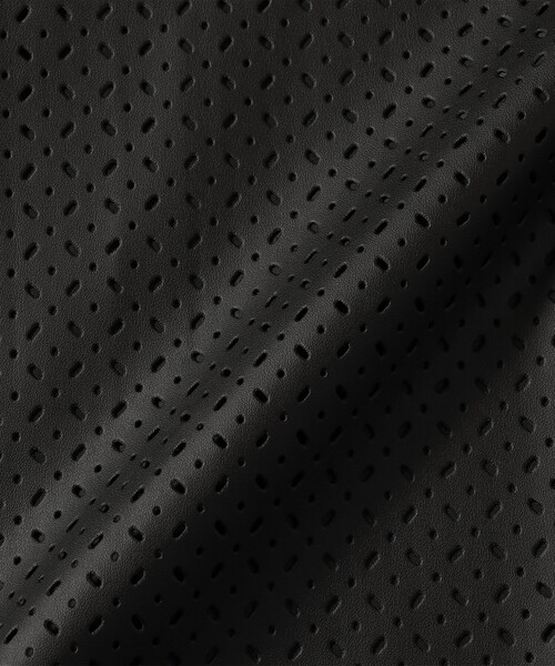 Ray BEAMS（レイビームス）の「フェイクレザー パンチング スカート（スカート・レディース・ブラック/ダークブラウン・0/1）」の18枚目の写真