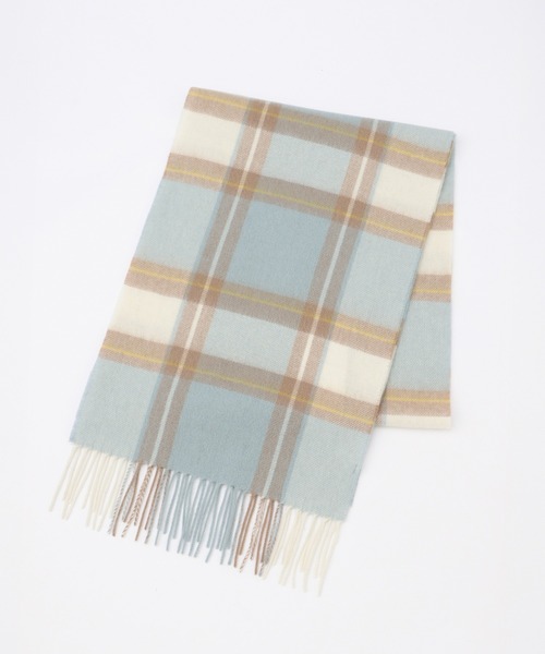 Honeys（ハニーズ）の「ウールマフラー（マフラー・レディース・サックスブルー系/ベージュ/ブラウン系その他/グレー系その他/ホワイト×ブラウン/ベージュ系その他/ライトグレー/ピンク/ダークブラウン・FREE）」の20枚目の写真