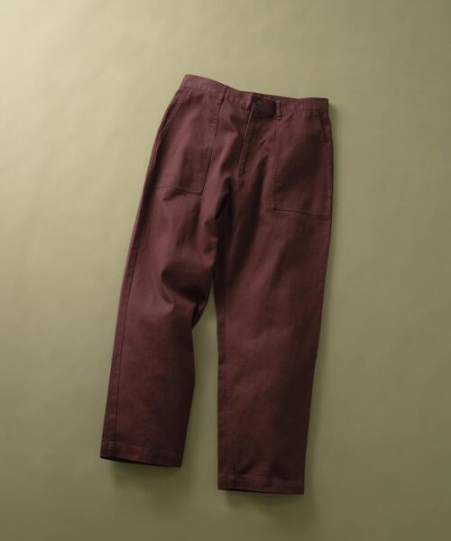 ITEMS URBANRESEARCH(アイテムズ アーバンリサーチ)の「ベイカーパンツ(その他パンツ・メンズ・ネイビー/ベージュ/オリーブ/ブラック/バーガンディー・MEDIUM/LARGE)」の5枚目の写真