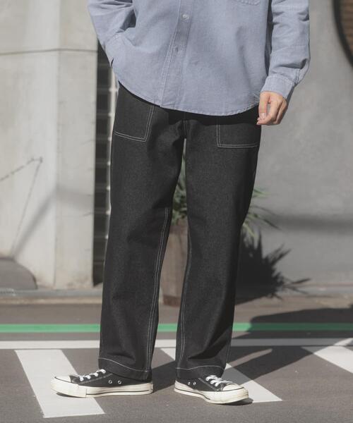 ITEMS URBANRESEARCH(アイテムズ アーバンリサーチ)の「ベイカーパンツ(その他パンツ・メンズ・ネイビー/ベージュ/オリーブ/ブラック/バーガンディー・MEDIUM/LARGE)」の1枚目の写真