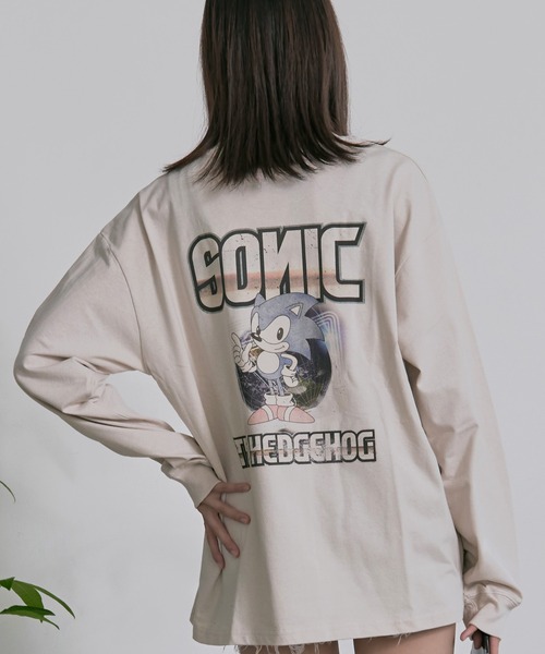 SILVER BULLET(シルバーバレット)の「『SILVER BULLET SELECT AP/シルバーバレットセレクト』SONIC USED風ptロンT【Z】(Tシャツ/カットソー・レディース・ブラック系2/ホワイト系1/ホワイト系2/ブラック系1・M/L/LL)」の7枚目の写真
