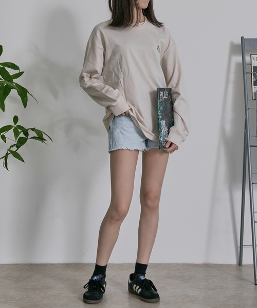 SILVER BULLET(シルバーバレット)の「『SILVER BULLET SELECT AP/シルバーバレットセレクト』SONIC USED風ptロンT【Z】(Tシャツ/カットソー・レディース・ブラック系2/ホワイト系1/ホワイト系2/ブラック系1・M/L/LL)」の8枚目の写真