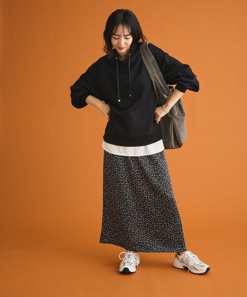 Green Parks(グリーンパークス)の「andmikka.合皮ドロストバルーンバック(トートバッグ・レディース・ブラック/カーキ/ピンク/グレー・FREE)」の6枚目の写真