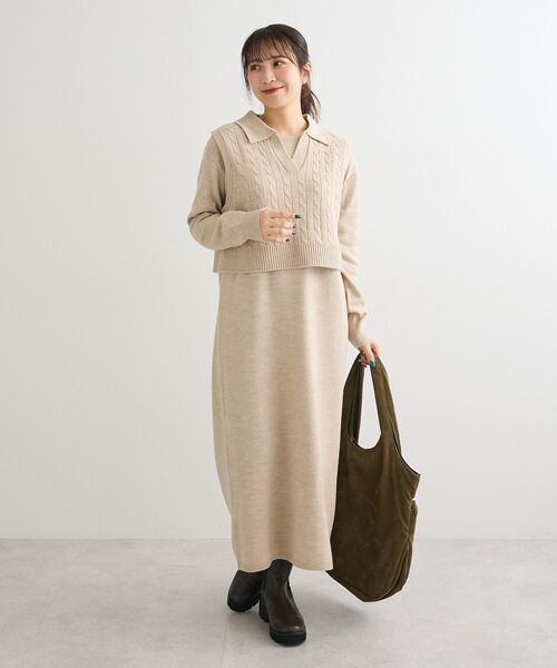 Green Parks(グリーンパークス)の「andmikka.合皮ドロストバルーンバック(トートバッグ・レディース・ブラック/カーキ/ピンク/グレー・FREE)」の11枚目の写真