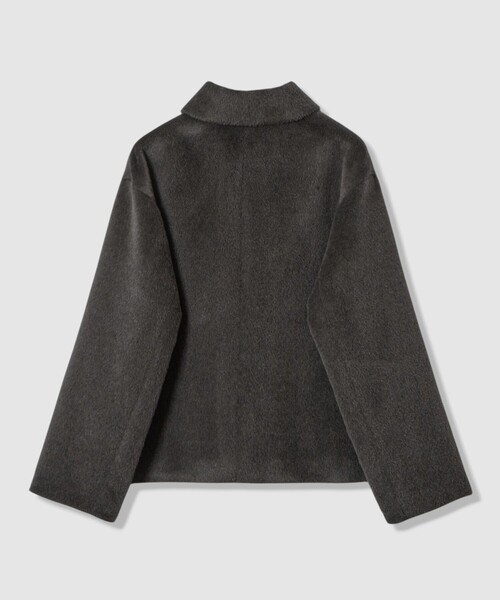 アルパカシャギーショートコート（テーラードジャケット）｜ANAYI