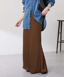 COLLAGE GALLARDAGALANTE | サテンマーメイドスカート/WEB限定(スカート)