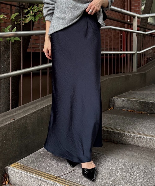 新品未使用♡2025AW♡コラージュガリャルダガランデ♡サテンマーメイドスカート セール】サテンマーメイドスカート/WEB限定（スカート）｜COLLAGE