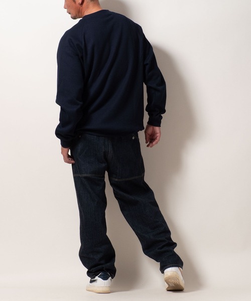 BAYBLO(ベイブロ)の「(SA) 裏起毛 ワッフル 長袖 Tシャツ(Tシャツ/カットソー・メンズ・アイボリー/ネイビー/ブラック/チャコールグレー/オリーブ・L/M/LL)」の22枚目の写真