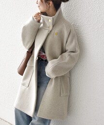 SHIPS any（シップス エニィ）の「SHIPS any: カシミヤ ミックス スタンドカラー ミドル コート（その他アウター・レディース）」