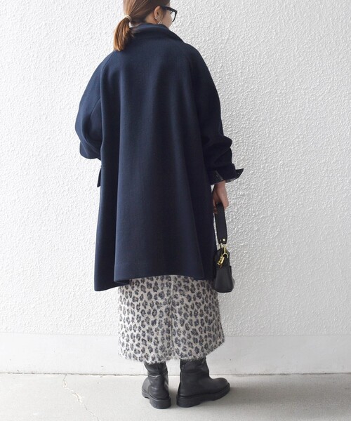 SHIPS any: カシミヤ ミックス スタンドカラー ミドル コート（その他