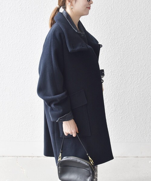 SHIPS any: カシミヤ ミックス スタンドカラー ミドル コート（その他