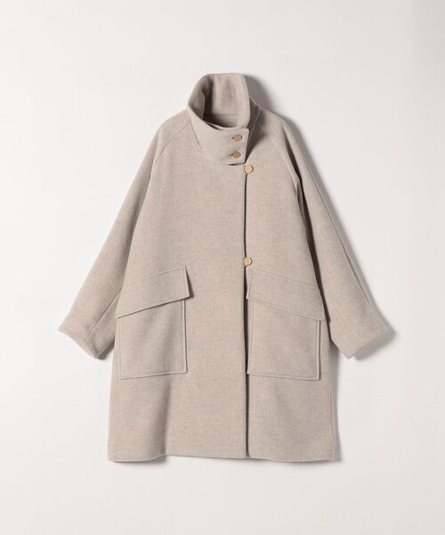 SHIPS any: カシミヤ ミックス スタンドカラー ミドル コート（その他