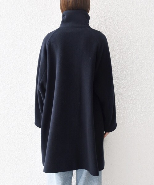 SHIPS any: カシミヤ ミックス スタンドカラー ミドル コート（その他