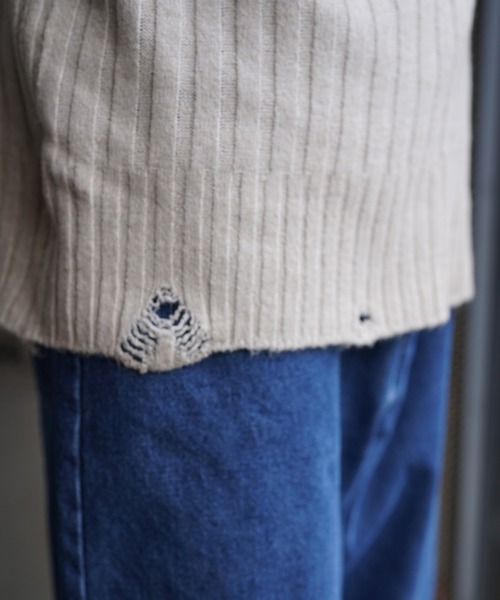 Aphlotus（アプロタス）の「オーバーサイズポロニット（ポロシャツ・メンズ・グレー/ブラック・MEDIUM/SMALL/LARGE）」の21枚目の写真