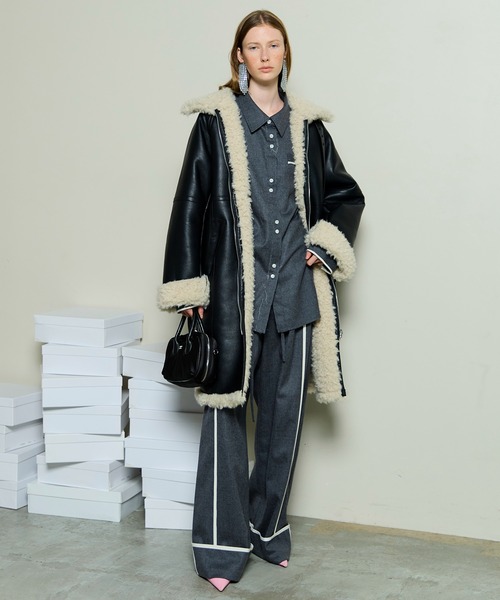 2025WINTER PRE-ORDER】Reversible Faux Mouton Coat
