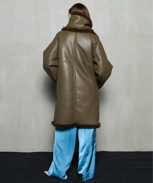 Reversible Faux Mouton Coat / リバーシブルフェイクムートンコート